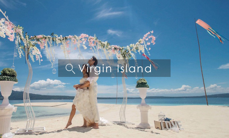 無人島での結婚式プロデュース